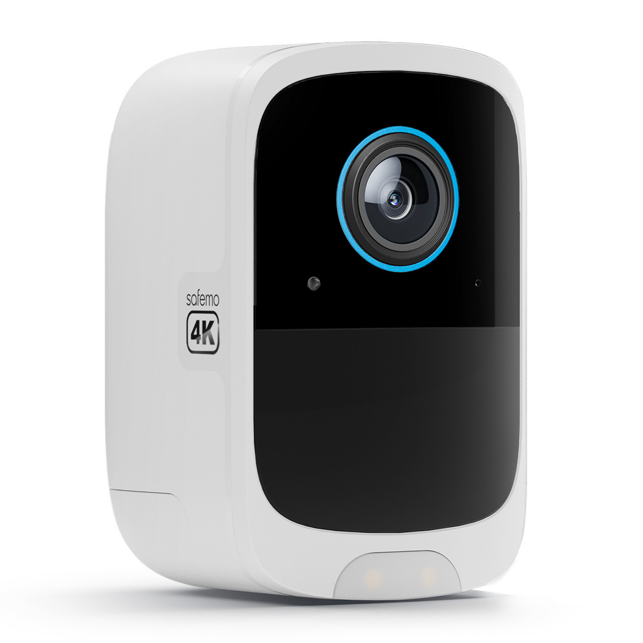 Produktbild einer Überwachungskamera in Profilansicht von vorne