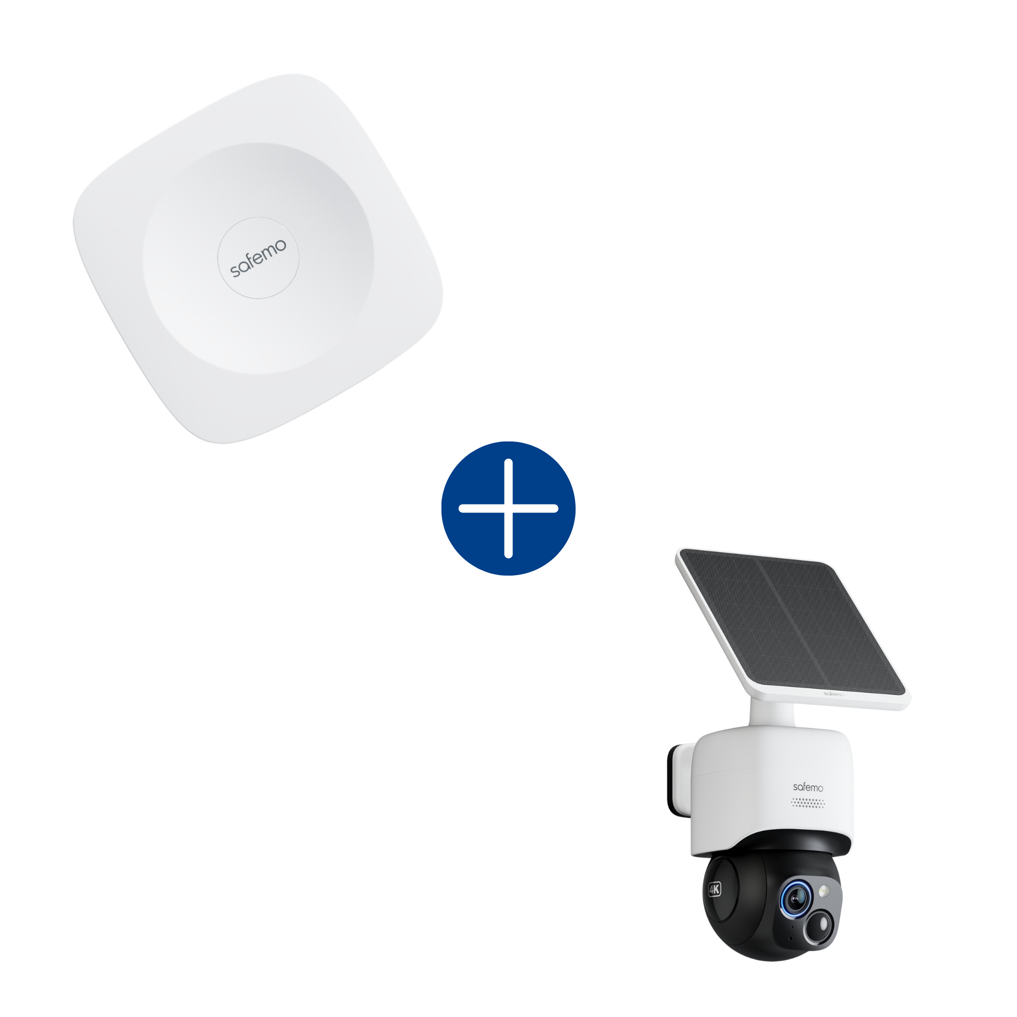 Smart Hub + PT-Dome 4K Sicherheitskameras (1-4 Kameras)